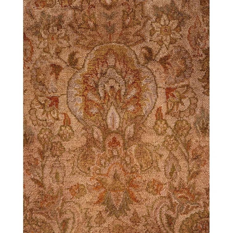 Solo Rugs Fine Vibrance, One-of-a-Kind Hand-Knotted Area Rug  - Brown | Perigold