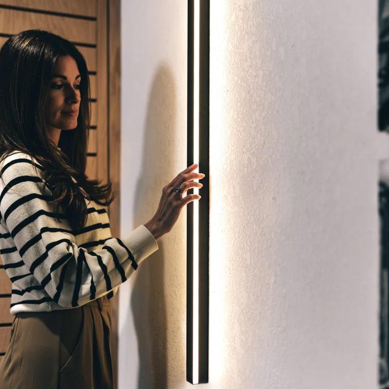 Orren Ellis Aluminum LED Armed Sconce