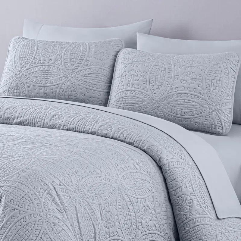 Chezmoi Collection Liam Microfiber 7 Piece Bed in a Bag Comforter Set