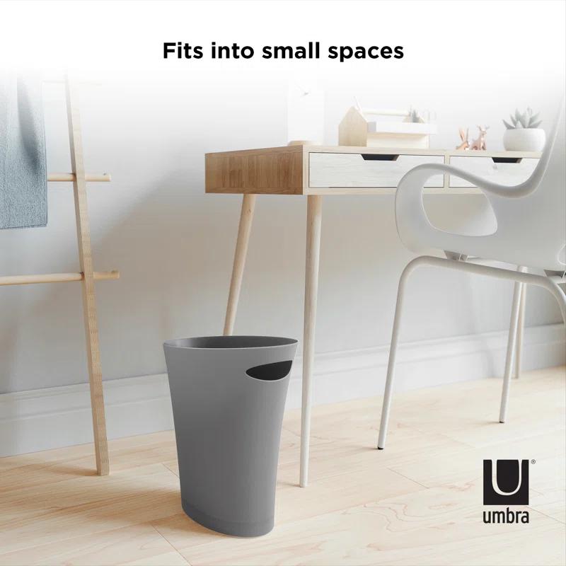 Umbra Skinny Plastic Open Waste Basket - 2 Gallons