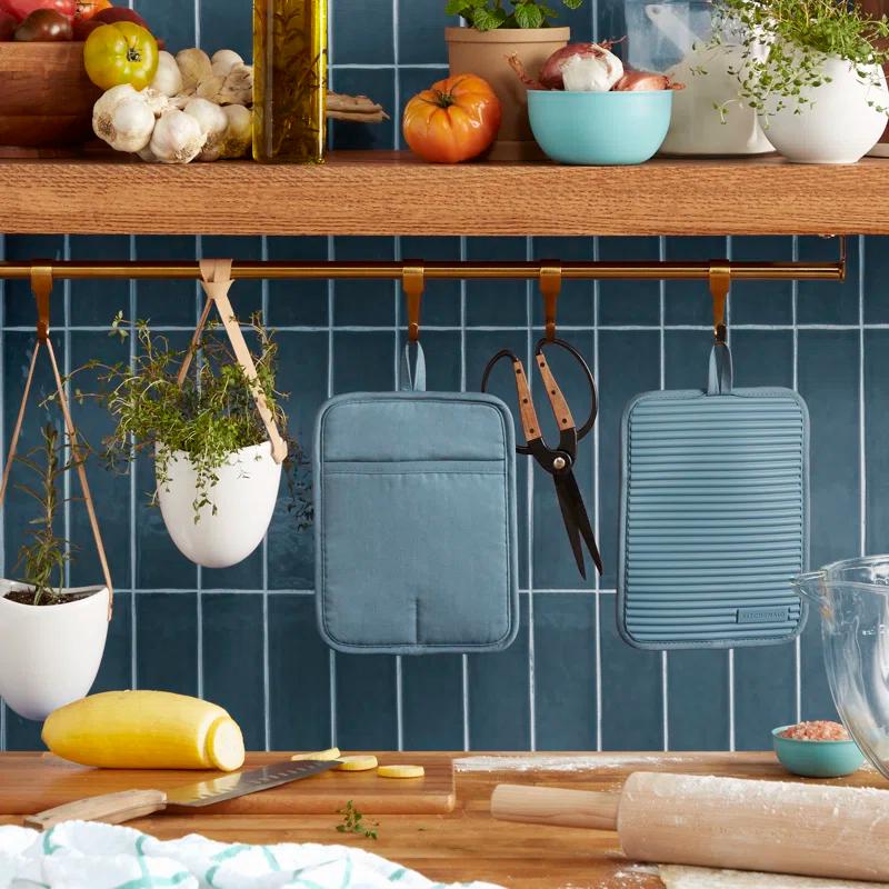 KitchenAid Ribbed Soft Silicone Potholder (Set of 2)