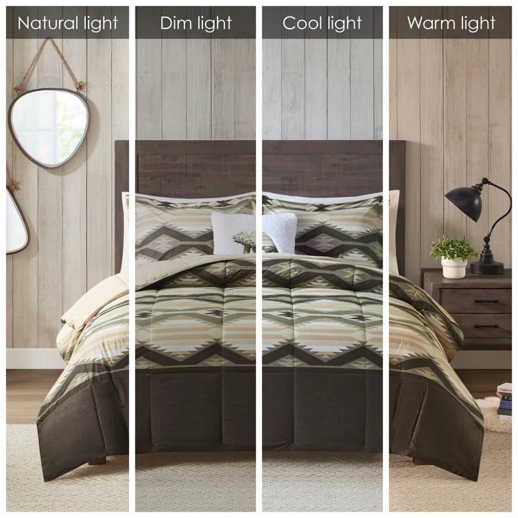 Woolrich Woolrich Emmet Creek Down Alternative Comforter Set with Throw Pillow