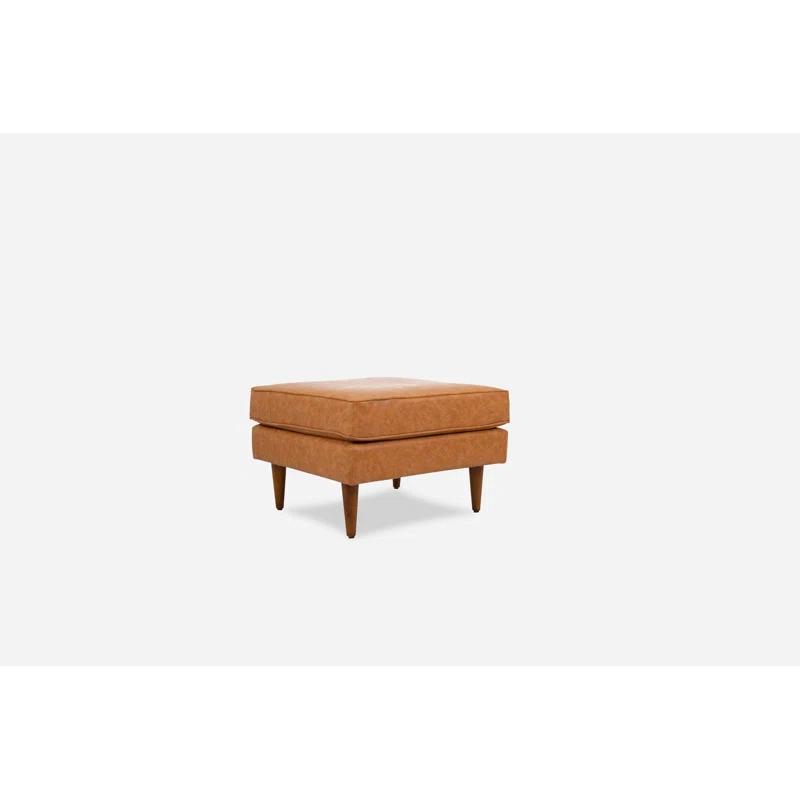 Albany Park Nova Faux Leather Ottoman