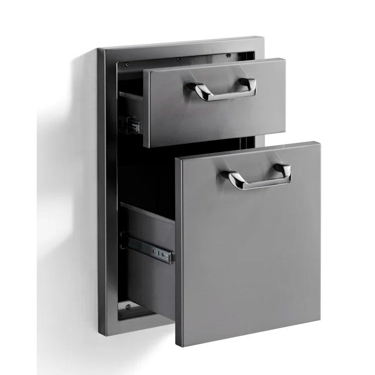 Lynx 15.75'' Stainless Steel Drop-In Drawers