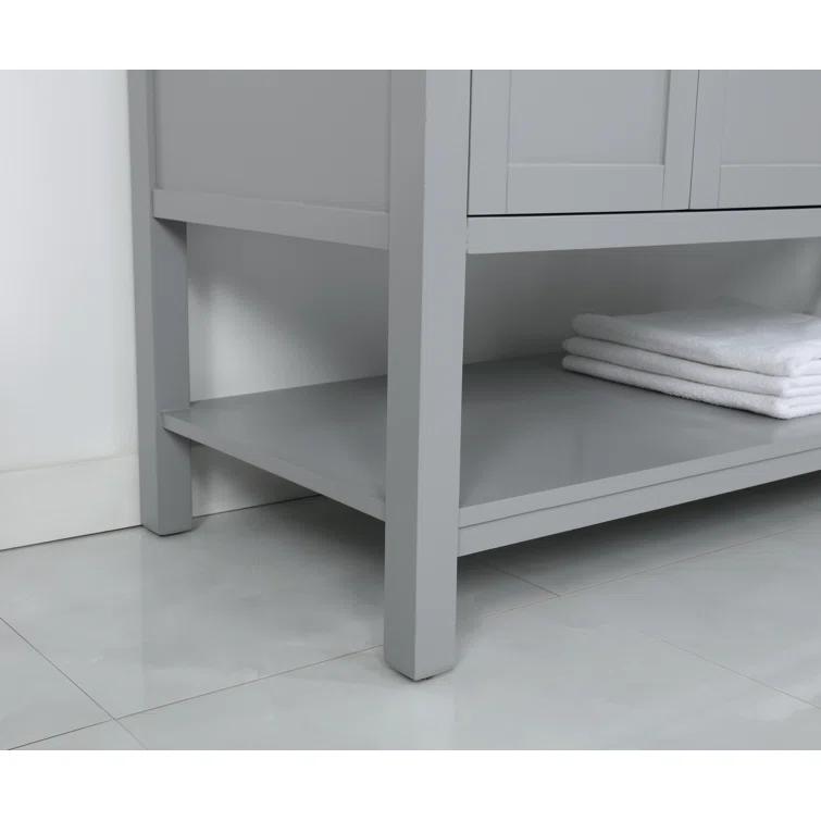 Lark Manor™ Amyra Hoefer 60" Double Bathroom Vanity Set