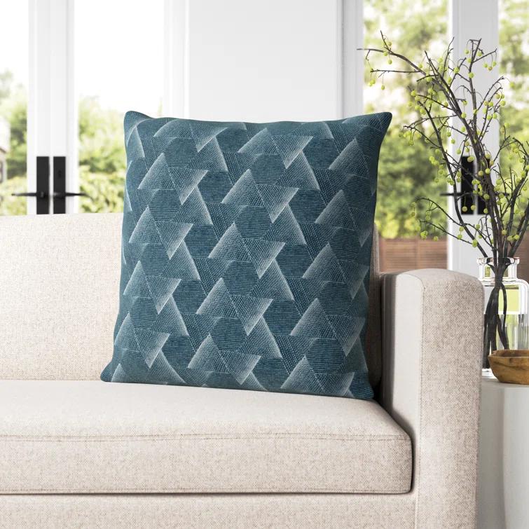 Gretchen Geometric Cotton Throw Pillow