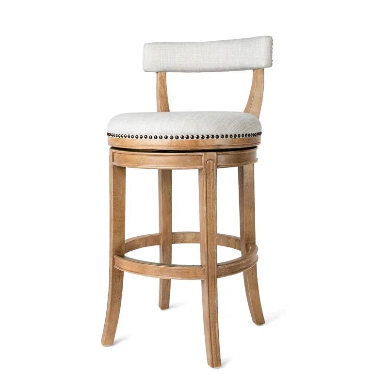 Maven Lane Maven Lane Alexander Stool with Fabric Upholstery