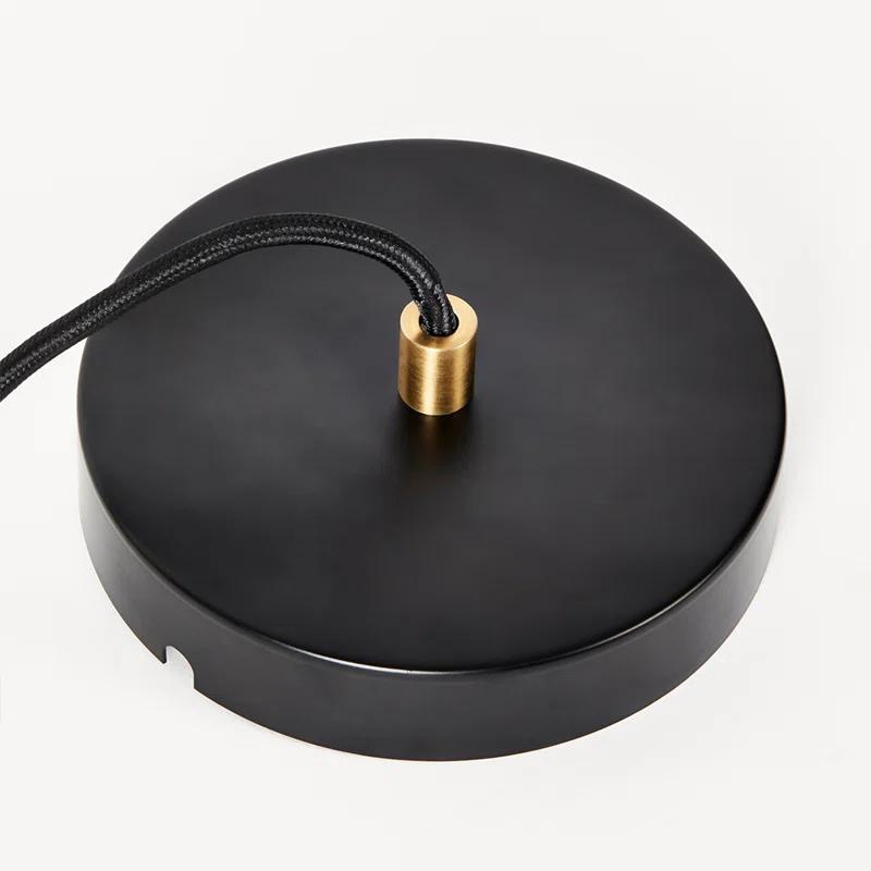 Tala Basalt Single Pendant Light - Brass