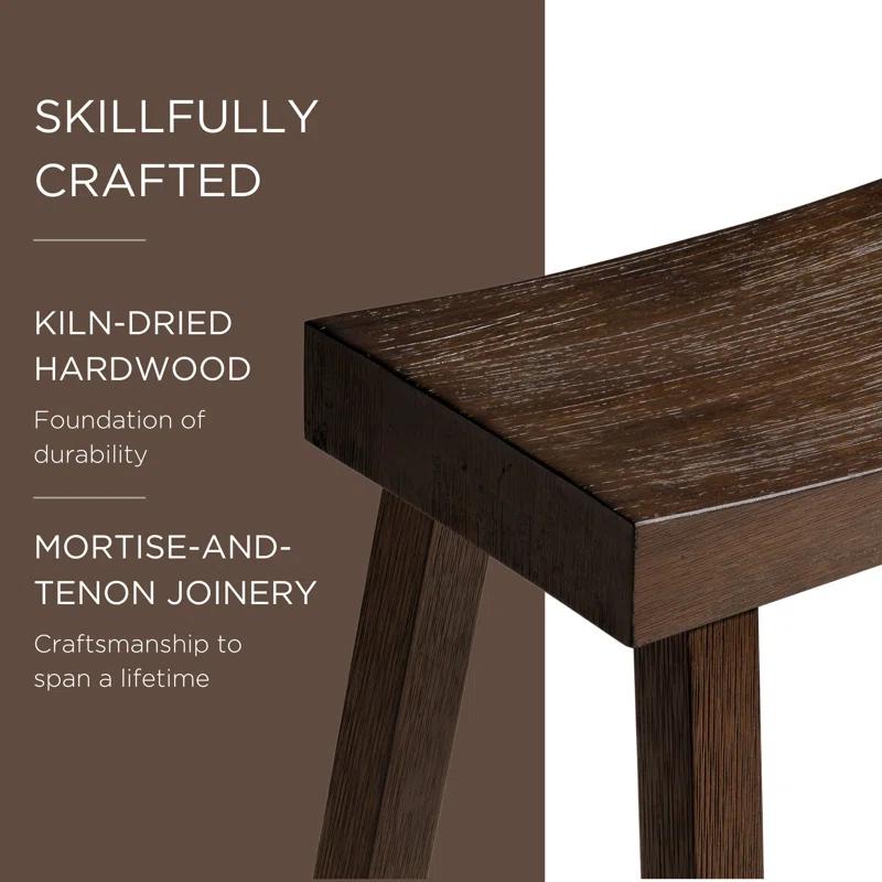 Maven Lane Maven Lane Vincent Wooden Kitchen Stool