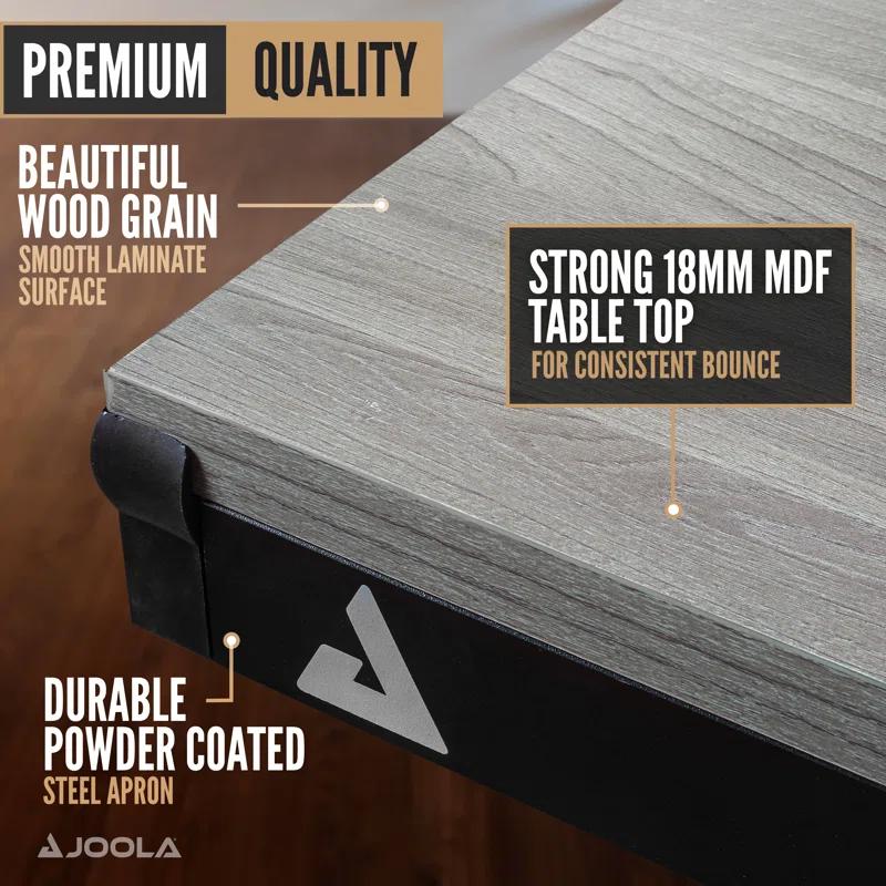 Joola Brighton Table Tennis and Dining Combo Table, Office Ping Pong Table with X-legs