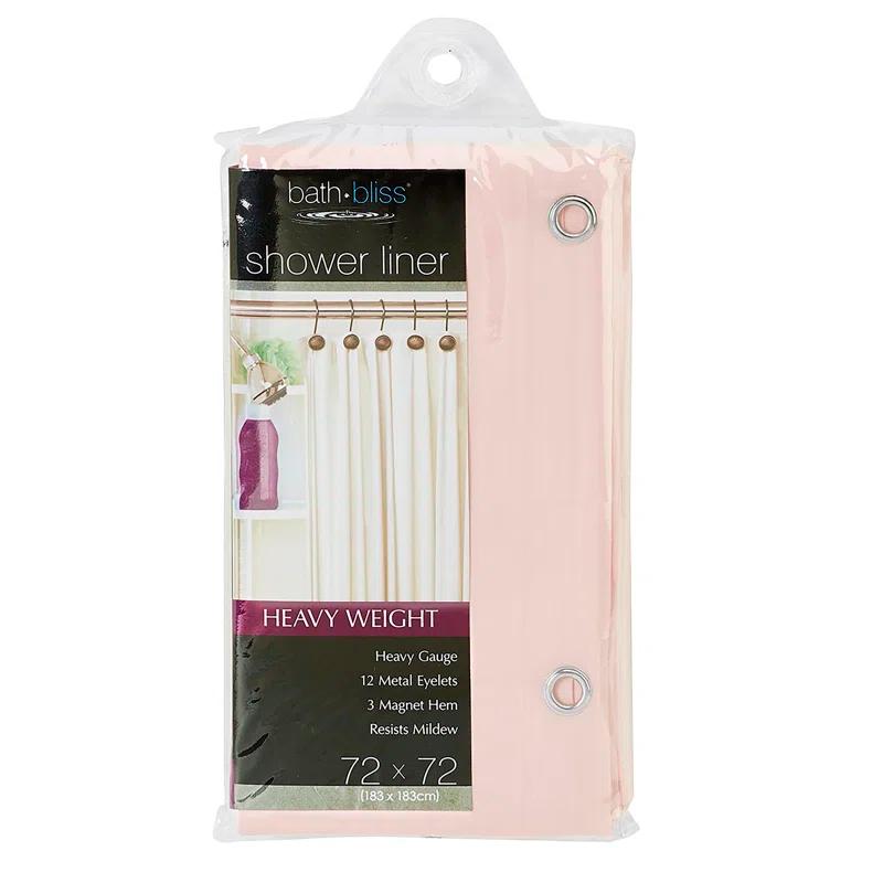 Bath Bliss Shower Liners No Pattern And Not Solid Color Liner (Set of 2)