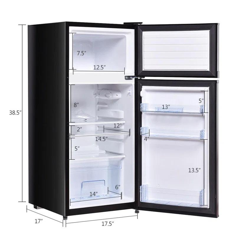 Giantex Giantex 3.4 Cubic Feet Freestanding Mini Fridge with Freezer