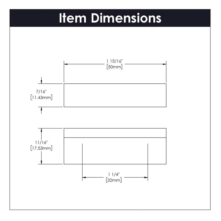 Hickory Hardware Streamline Kitchen Cabinet Handles, Solid Core Drawer Pulls for Cabinet Doors