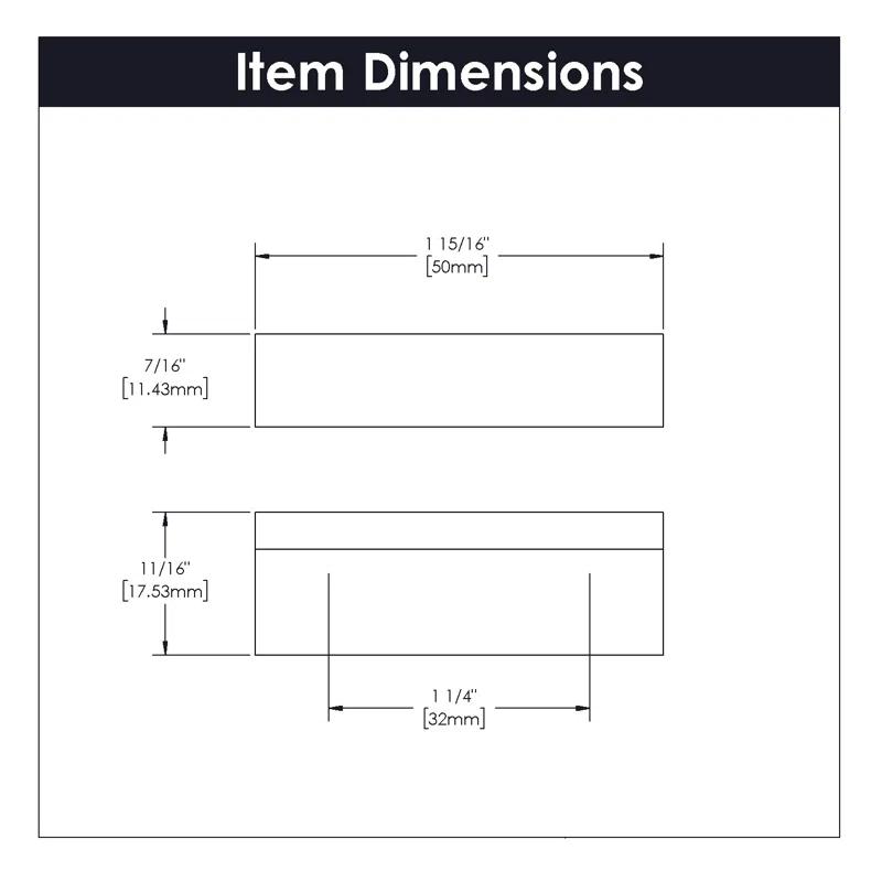 Hickory Hardware Streamline Kitchen Cabinet Handles, Solid Core Drawer Pulls for Cabinet Doors