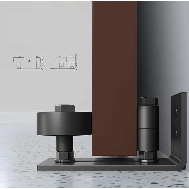 S&Z TOPHAND S&Z TOPHAND Unfinished British Brace Knotty Barn Door with Sliding Door Hardware Kit/Solid Wood/Sliding Door/Double Surfaces/A Simple Assembly is Required