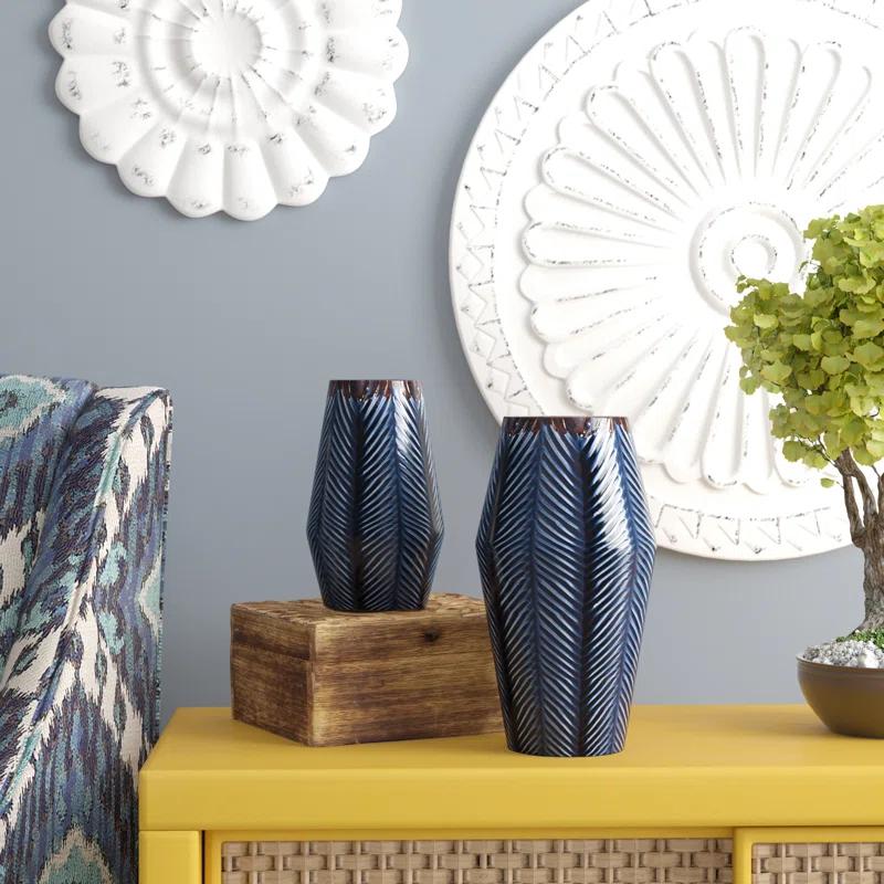 Mistana™ 2 Piece Duren Ceramic Table Vase Set