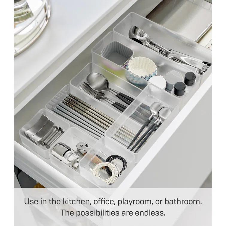 Yamazaki Home Yamazaki Home Stackable Organizers [Set Of 2] - Four Sizes, Deep