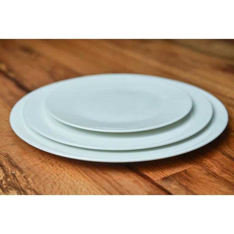 Red Vanilla Red Vanilla Extreme Round 6 Pieces 8.5" Bone China Salad or Dessert Plate Set