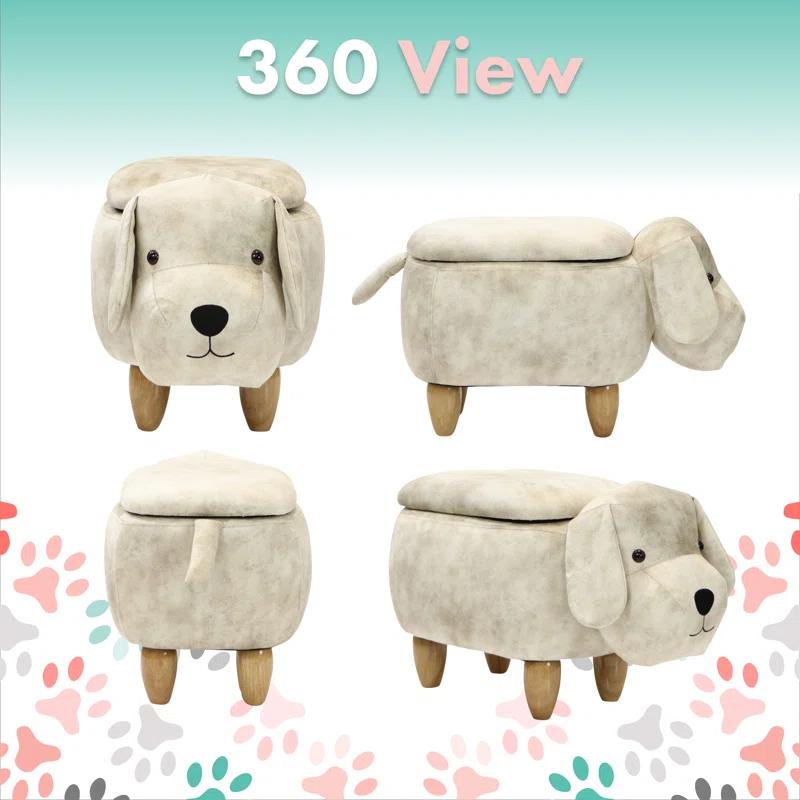 Critter Sitters Upholstered Ottoman