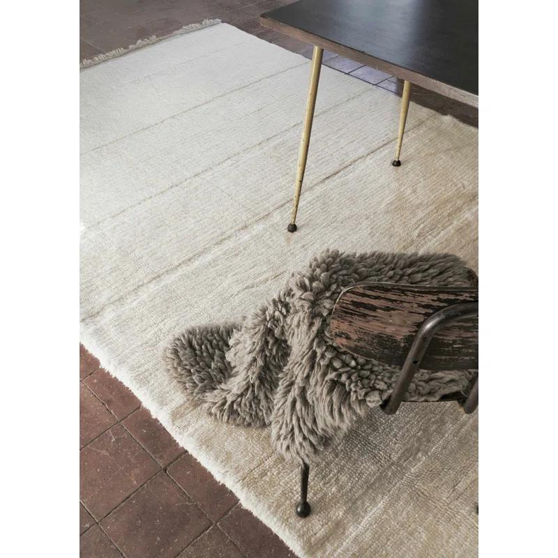 Lorena Canals Sheep of the World Handmade Tufted Wool Area Rug in Sheep White | Birch Lane
