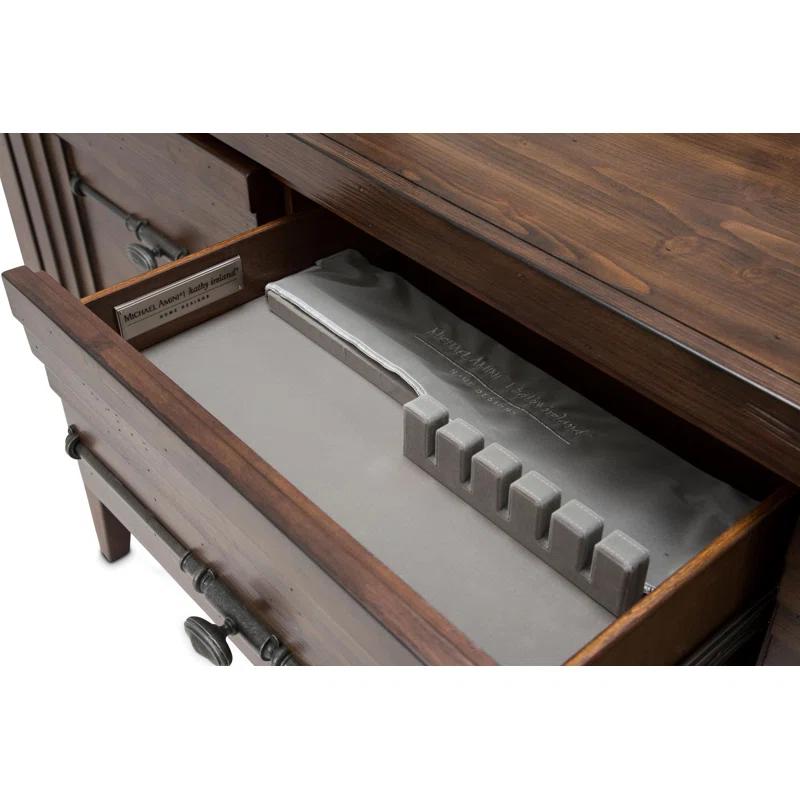 Michael Amini / Kathy Ireland Home Designs Carrollton 68'' Solid Wood Sideboard