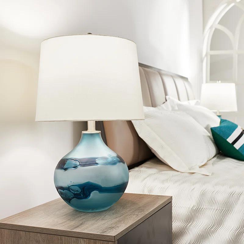 Akash Glass Table Lamp (Set of 2)