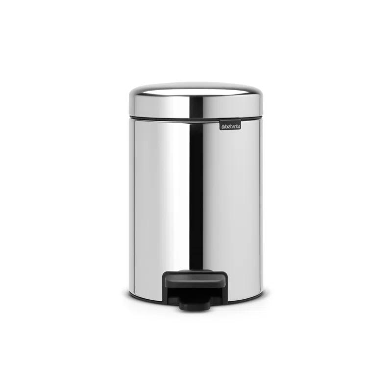 Brabantia NewIcon Step On Trash Can, 0.8 Gallon (3 Liter)
