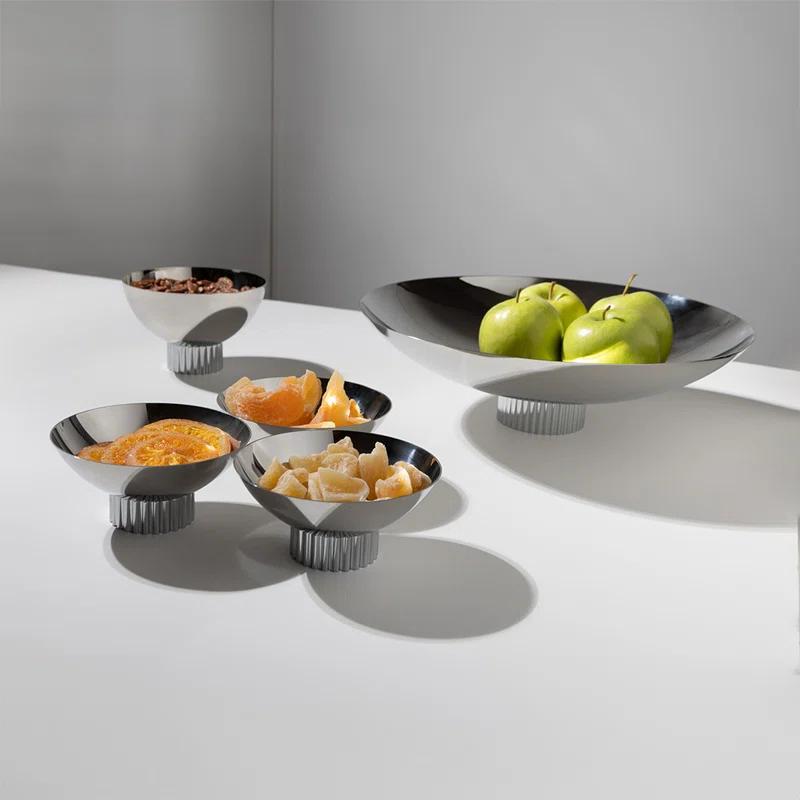 ANNA New York ANNA New York Striations Stainless Steel Fruit Bowl