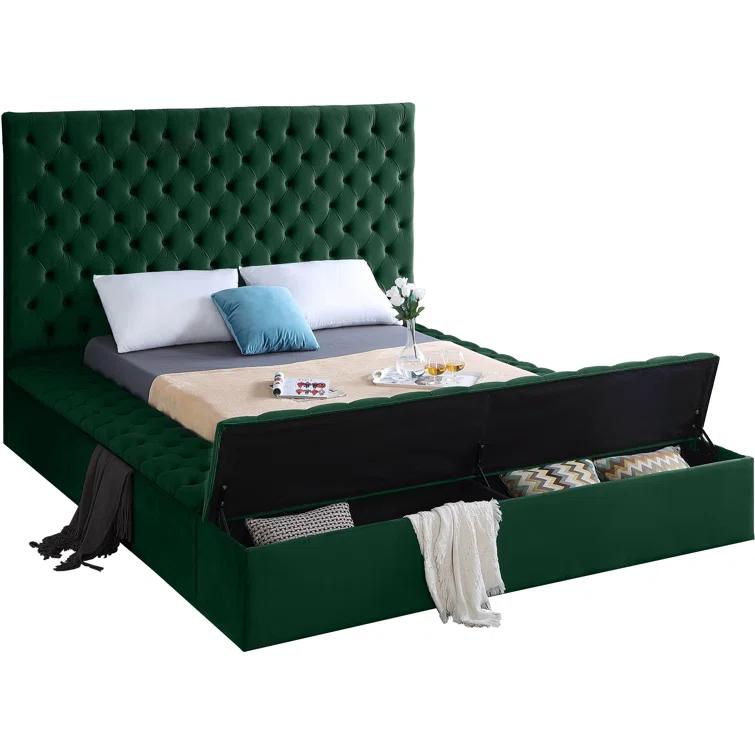 Everly Quinn Johnnay Upholstered Platform Storage Bed