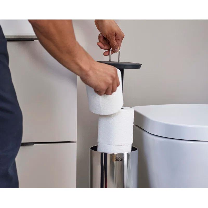 Joseph Joseph 70593 Joseph Joseph EasyStore Luxe Concealed Toilet Paper Holder