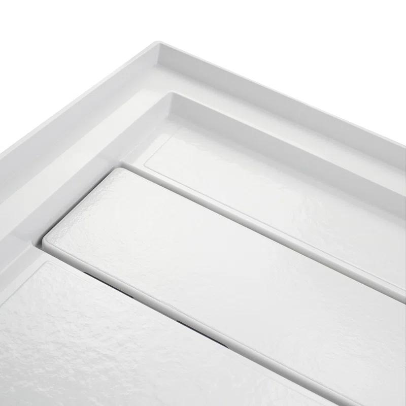 60'' W 32'' D Rectangular Single Shower Base