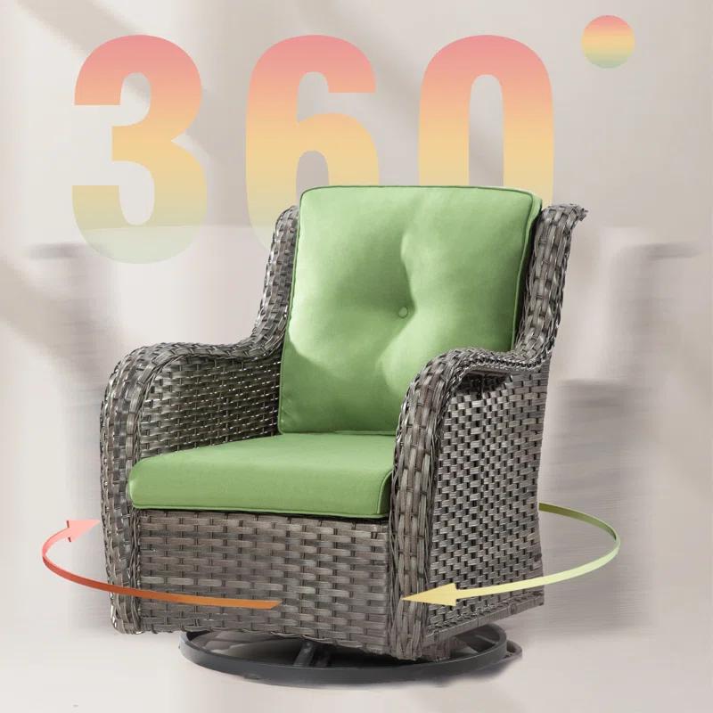 COZYWOR Outdoor Dining Armchair with Cushion