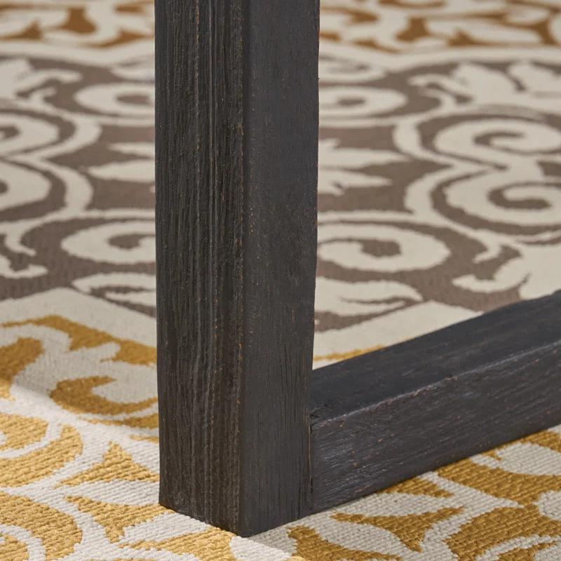 Williston Forge Rhinehart 6 - Person Acacia Wicker Patio Dining Set with Rectangular Table , Cushions Included