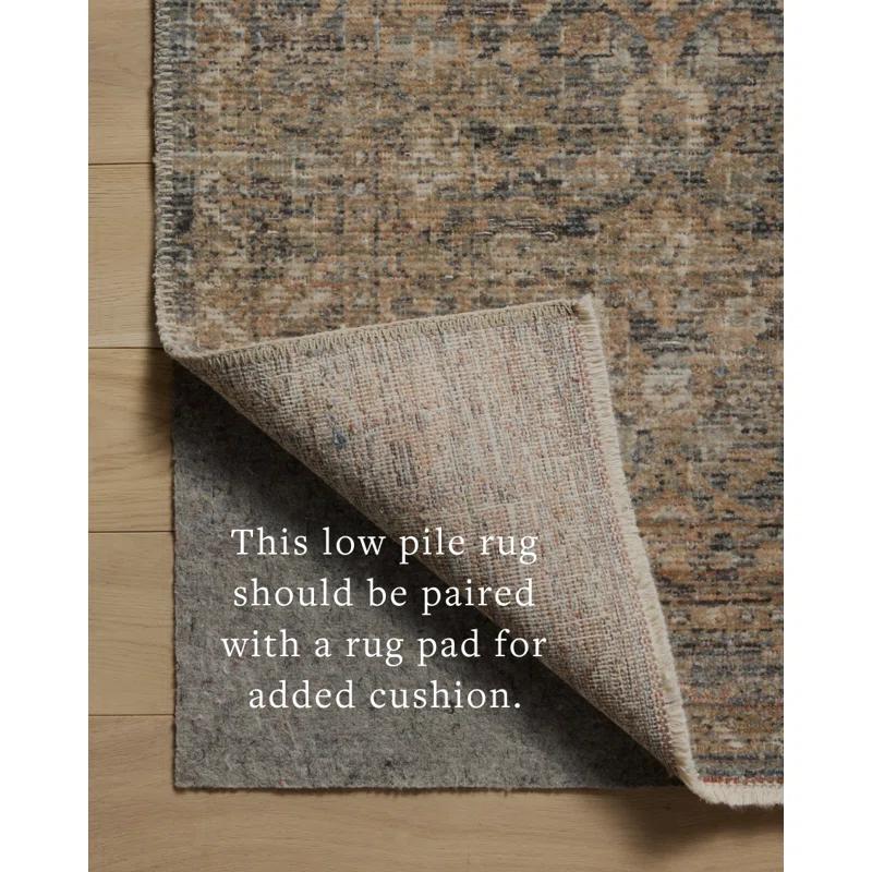 Molly I Rug by Amber Lewis x Loloi - Denim and Gold / 6'7" x 9'2"