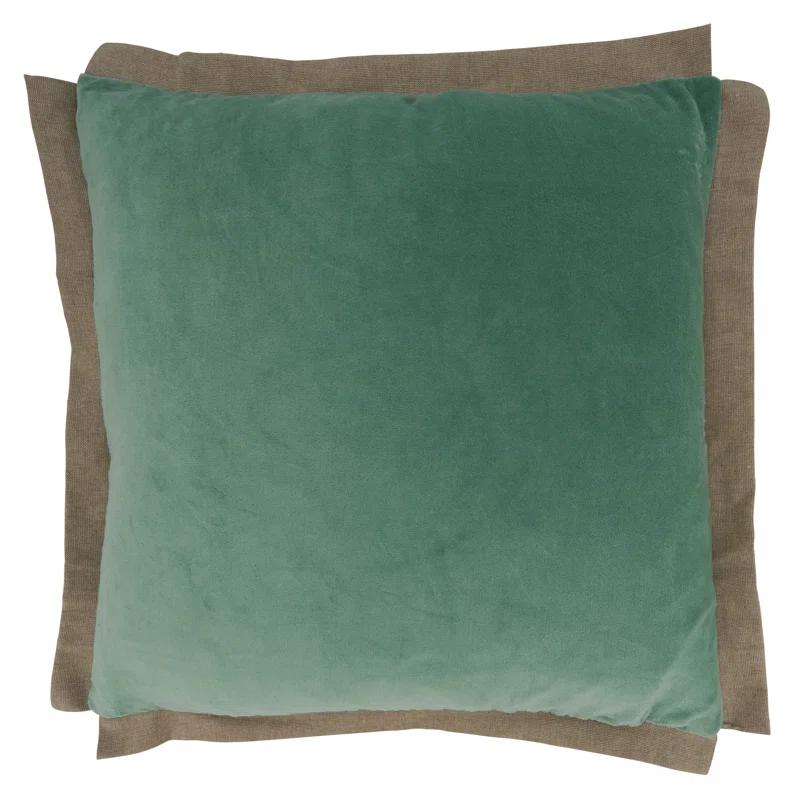 Saro Winifred Collection Cotton Pillow Cover