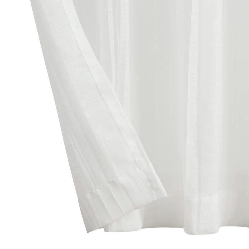 Nautica Nautica Cordelia Crushed Sheer Window Curtains (Set of 2)
