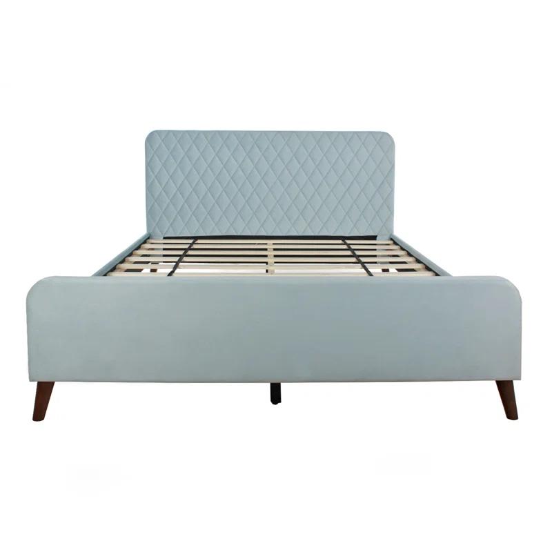 Better Home Products Roza Velvet Upholstered Queen Bed