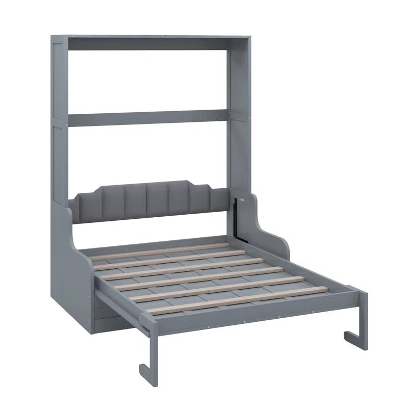Red Barrel Studio® Queen Size Murphy Bed Wall Bed With Cushion