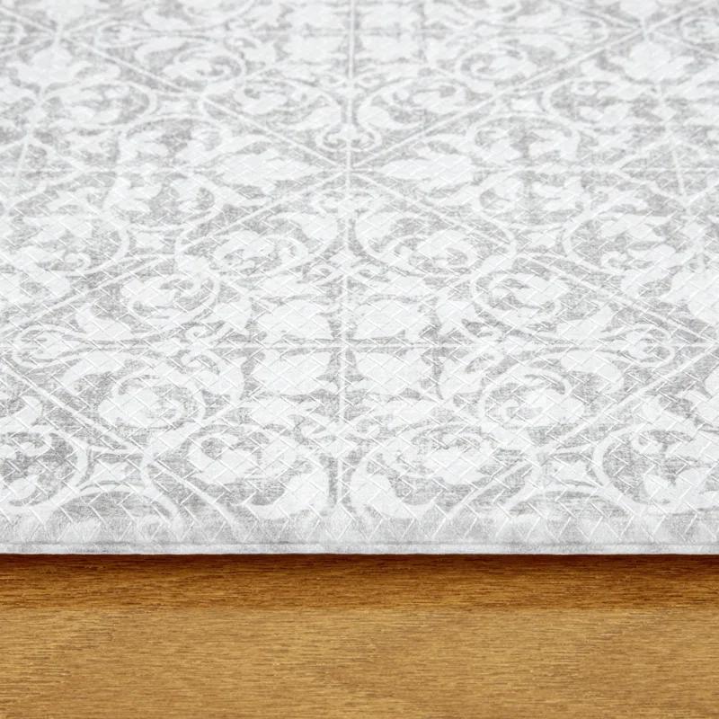 Town & Country Living TOWN & COUNTRY BASICS Comfort Plus Non-Slip Backing Vintage Medallion Tile Anti Fatigue Comfort Mat