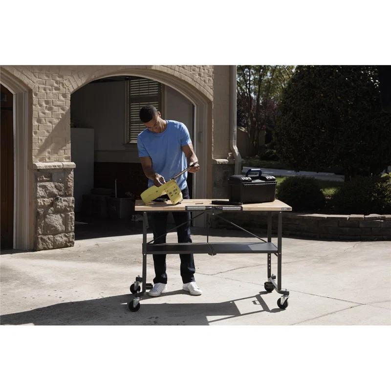 COSCO SmartFold Portable Workbench/Folding Utility Table