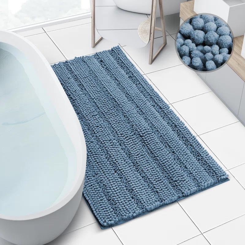 Clara Clark Clara Clark Chenille Extra Soft And Absorbent Bath Mat.