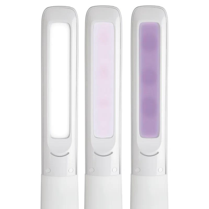 OttLite OttLite Purify LED Sanitizing Desk Lamp with Wireless Charging, Touch Activated, Flexible Neck