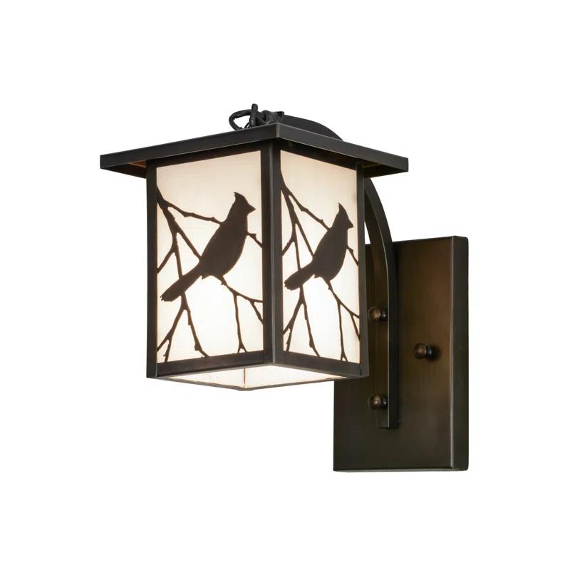 Meyda Lighting Rustic Lodge Solid Brass Wall Light