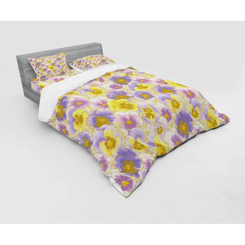 Ambesonne Farmhouse / Country Floral Duvet Cover Set