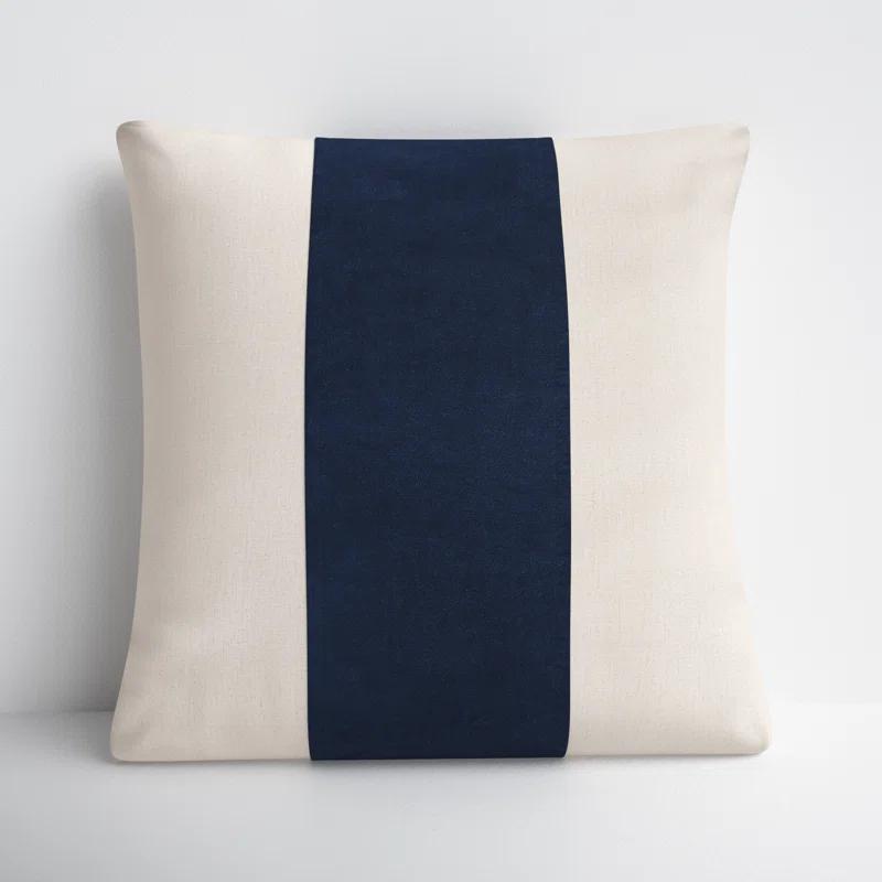 Kat Striped Cotton Throw Pillow
