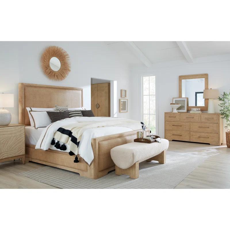 Hooker Furniture Retreat Polyester Blend Upholstered Bench