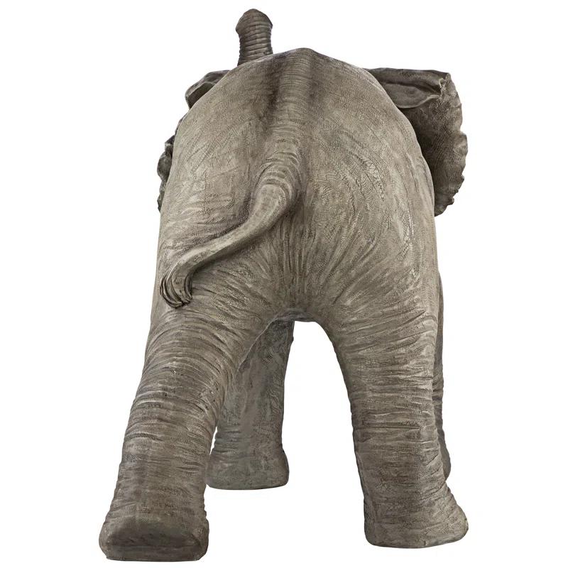 Dakota Fields Kalamazoo Elephant Weather Resistant Resin Garden Statue