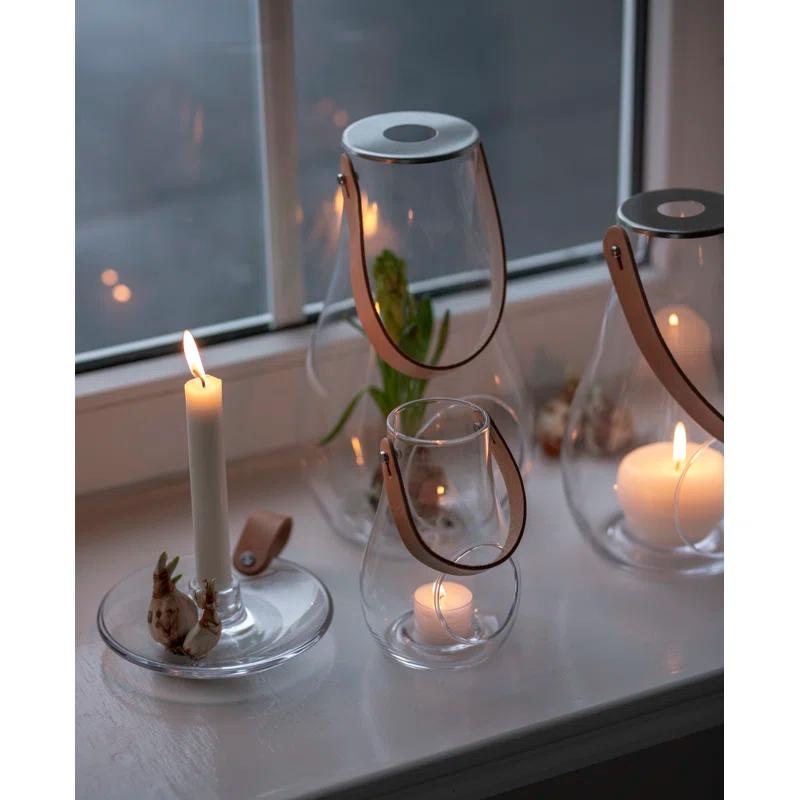 Glass Tabletop Lantern