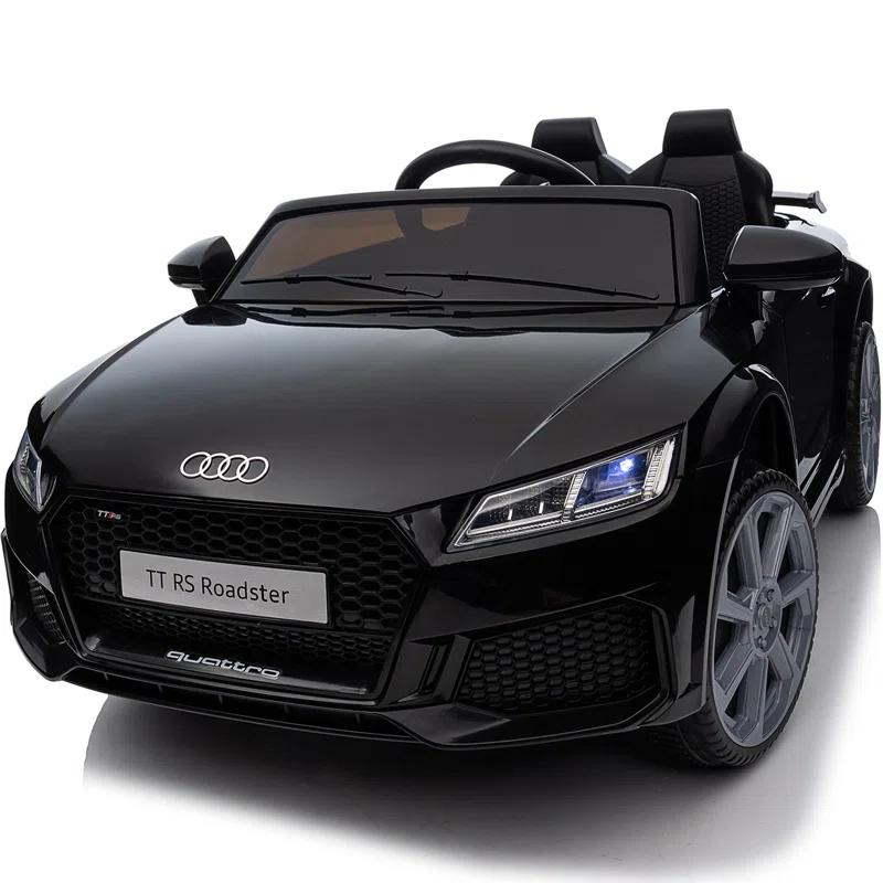 Outfunny Electric Car for Kids, Licensed Audi 6V Ride on Toy Car for Toddlers with Remote, Bluetooth