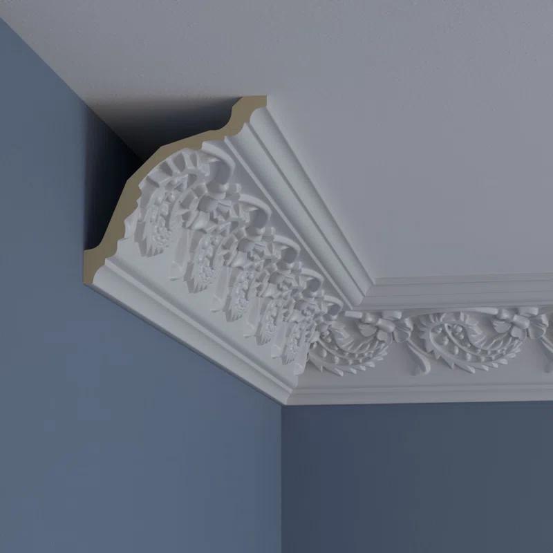 Ekena Millwork 5"H x 5"P x 7 1/8"F x 94 1/2"L Wakefield Crown Moulding
